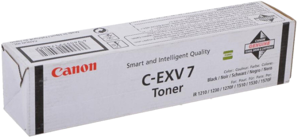 Оригинальный картридж Canon C-EXV 7 BK (чёрный) (арт. 7814A002)