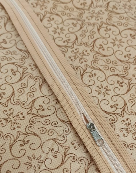 Чехол ГЕЛЕОС для пуховиков и коротких дубленок «Миндаль» / Бежевый, 100х60х10 см (арт. МНД_09)