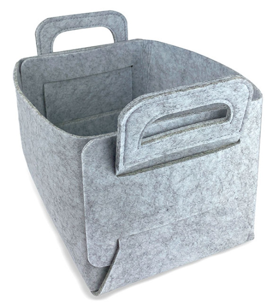 Короб ГЕЛЕОС Войлок (18х13х11 (S), светло-серый) (арт. ВЛК-СС)