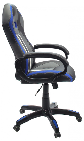 Кресло для геймеров ГЕЛЕОС Мустанг (синий) (арт. Муст_син)