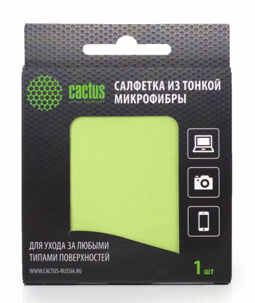 Салфетки Cactus универсальная 1шт 18x18см (арт. CS-MF01)