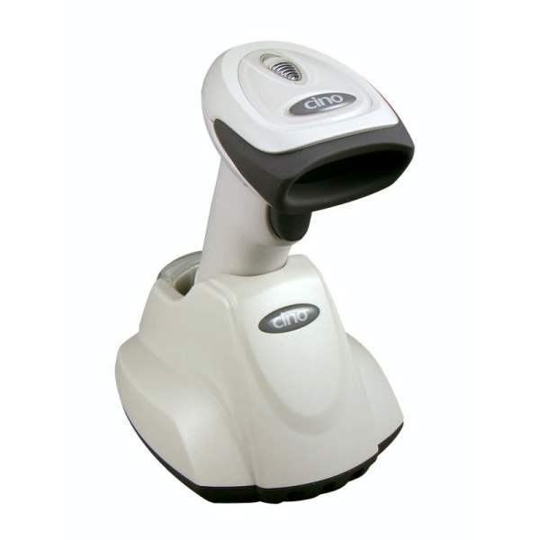 Сканер штрих-кода Cino F680BT USB светлый (в комплекте с базовой станцией) (арт. GPHS68010000K31)