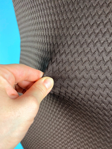 Чехол на компьютерное кресло ГЕЛЕОС 427М (размер М, волна, шоколадный) (арт. ГЧ00427М)