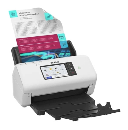 Сканер документов Brother ADS-4700W, 40 стр./мин. (арт. ADS4700WTF1)