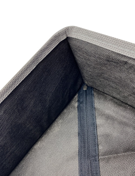 Набор коробов ГЕЛЕОС для хранения вещей, «Венге» / Темно-коричневый, 26х26х8 / 20х16х8 / 20х16х8, 4 шт (арт. ВНГ-22)