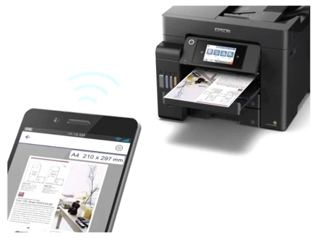 МФУ струйное цветное Epson EcoTank L6550 (Принтер / Копир / Сканер / Факс, A4) (арт. C11CJ30404)