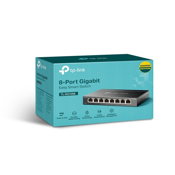 Коммутатор TP-Link TL-SG108E (арт. TL-SG108E)