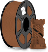 Пластик для принтера Cactus (PETG, d1.75мм, 1кг, L316м, кофейный) (арт. CS-3D-PETG-1KG-COFFE)