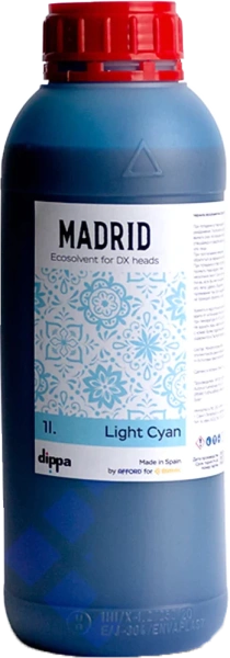 Экосольвентные чернила Dippa Madrid (светло-голубые, 1 л.) (арт. o3086)