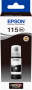 Оригинальные чернила Epson 115 EcoTank Pigment Black ink bottle (арт. C13T07C14A)