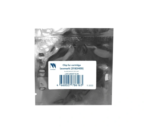 Чип NVP для Lexmark (51B5H00) MS/MX 417/517/617 (8500 стр.)