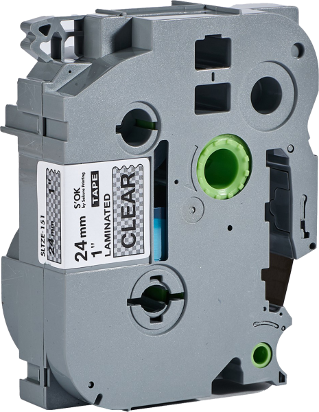 Кассета с лентой Sakura Printing TZE151 (черный, 12мм/8м) (арт. SLTZE151)