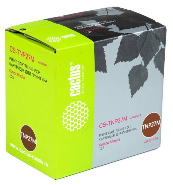 Картридж Cactus Тонер Картридж CS-TNP27M пурпурный для Minolta  (6000стр.) (арт. CS-TNP27M)