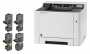 Цветной лазерный принтер	 Kyocera ECOSYS P5021cdw с доп. тонероми TK-5230K/C/M/Y (арт. P5021cdw+TK-5230K/C/M/Y)