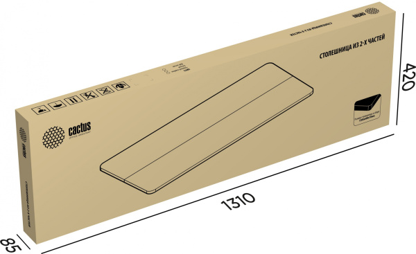 Столешница Cactus (дуб антик) (арт. CS-TD2-LR)