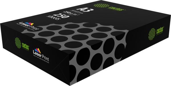 Бумага Cactus (A3, 250г/м2, 250л., белый, CIE 170%) (арт. CS-LPA3250250)