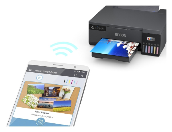 Принтер струйный цветной Epson EcoTank L8050, А4 (арт. C11CK37402)