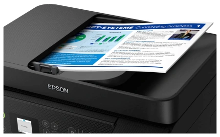 МФУ струйное цветное Epson EcoTank L5290 (Принтер / Копир / Сканер / Факс, A4) (арт. C11CJ65405)