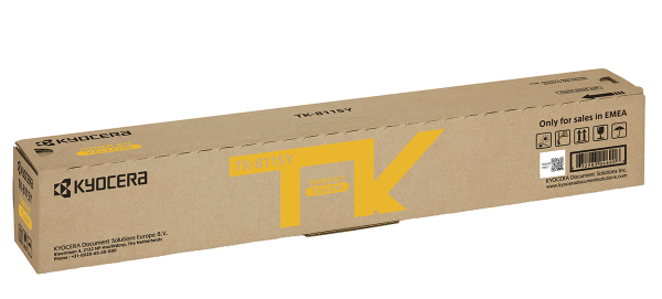 Оригинальный тонер-картридж Kyocera TK-8115Y (жёлтый, 6000 стр.) (арт. 1T02P3ANL0)