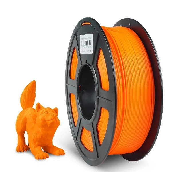 Филамент NVPRINT PETG солнечно-оранжевый для 3D печати, диаметр 1.75мм, длина 330 метров, масса 1 кг