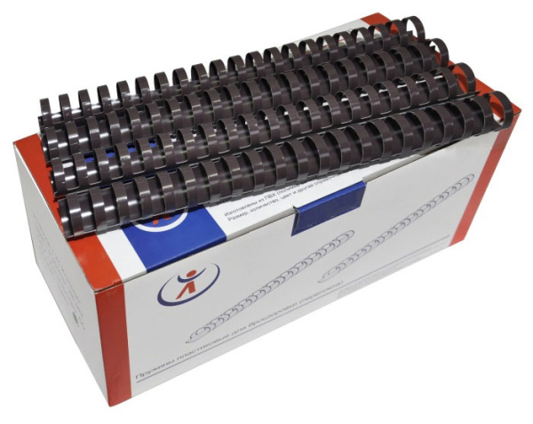 Пластиковые пружины Реалист 22мм, коричневые (50 шт.) (арт. 3654)