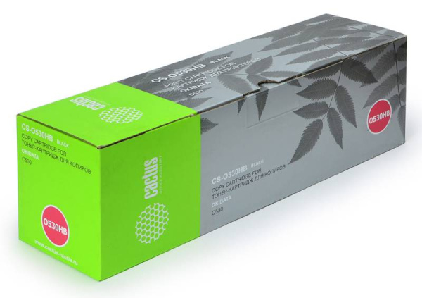 Картридж Cactus Тонер-картридж CS-O530HBK для OKI чёрный 7000 страниц (арт. CS-O530HBK)