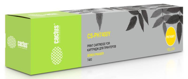 Картридж Cactus 106R01152 желтый (9000стр.) для Xerox (арт. CS-PH7400Y)