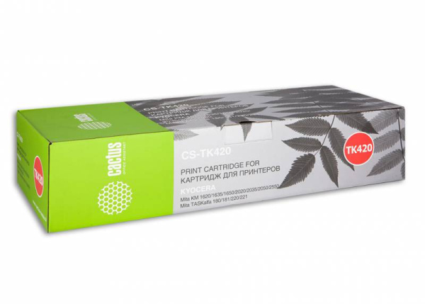 Картридж Cactus черный (15000стр.) для Kyocera (арт. CS-TK420)