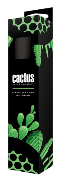 Коврик для мыши Cactus (зеленый) (арт. CS-MP-C01SMAK)
