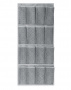 Органайзер ГЕЛЕОС подвесной, 16 карманов, «Грей» / Серый, 45х103 см (арт. ГРЕ-02)