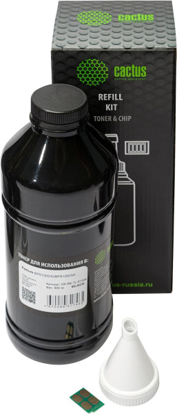 Тонер Cactus (черный, 500 г) (арт. CS-RK-TL-5120X)