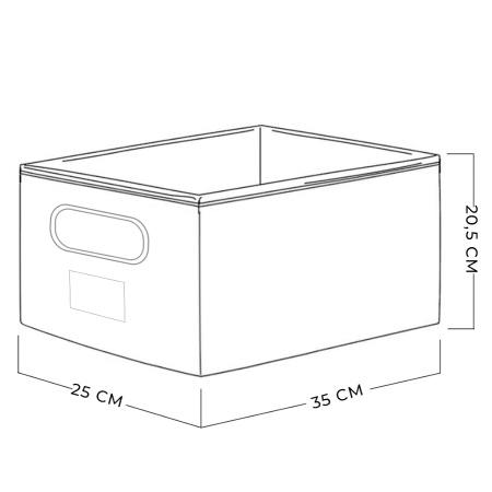 КОРОБ для хранения ГЕЛЕОС Кельт-20 (25х38х20,5 см) (арт. КЕЛЬТ-20)
