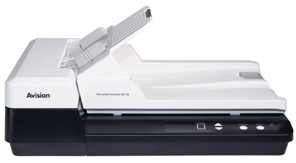 Сканер документов Avision AD130 с планшетным модулем. Нагрузка 4000 страниц в день (арт. 000-0875F-02G)