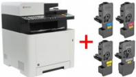 МФУ лазерное цветное Kyocera ECOSYS M5521cdn с комплектом тонеров TK-5220 (арт. M5521cdn+TK-5220)