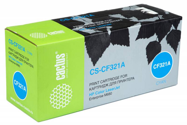 Картридж Cactus Тонер Картридж CS-CF321A голубой для HP (16500стр.) (арт. CS-CF321A)