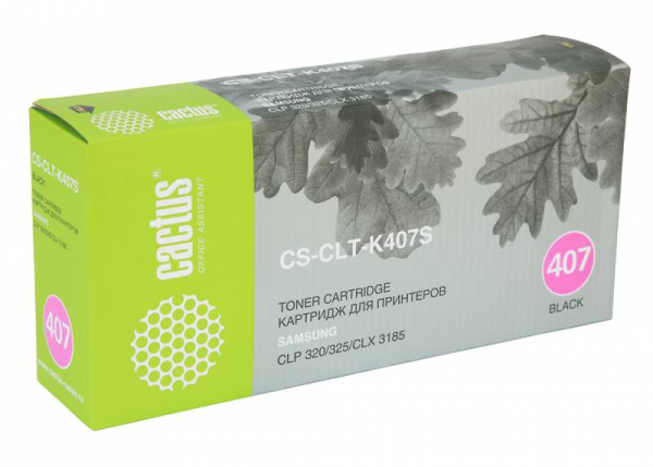 Картридж Cactus черный (1500стр.) для Samsung (арт. CS-CLT-K407S)