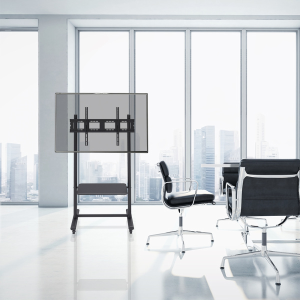 Мобильная стойка VLK TRENTO STAND-G чёрный для TV 32-70″ (арт. 90163)