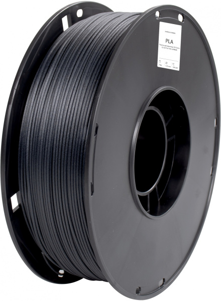 Пластик для принтера Cactus (PLA, d1.75мм, 1кг, L326м) (арт. CS-3D-PLA-1KG-CARBON)