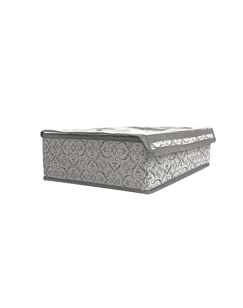 Органайзер ГЕЛЕОС для хранения вещей, 5 отделений, «Грей» / Серый, 26х26х8 см (арт. ГРЕ-221)