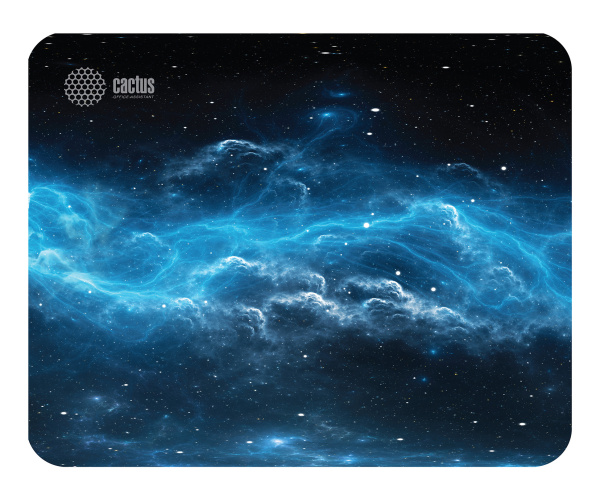 Коврик для мыши Cactus средний, черный, 300x250x2мм (арт. CS-MP-P05M)