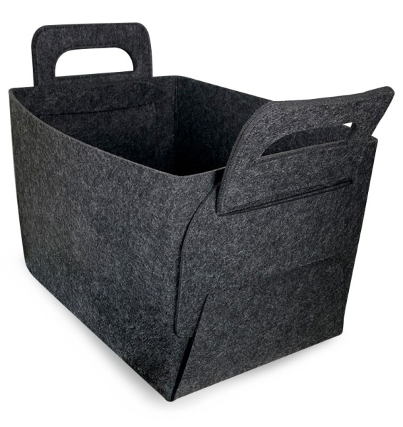 Короб ГЕЛЕОС Войлок (25х18х15 (M), темно-серый) (арт. ВЛК-ТМ)