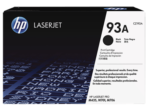 Картридж HP 93A Black LaserJet Toner Cartridge (арт. CZ192A)