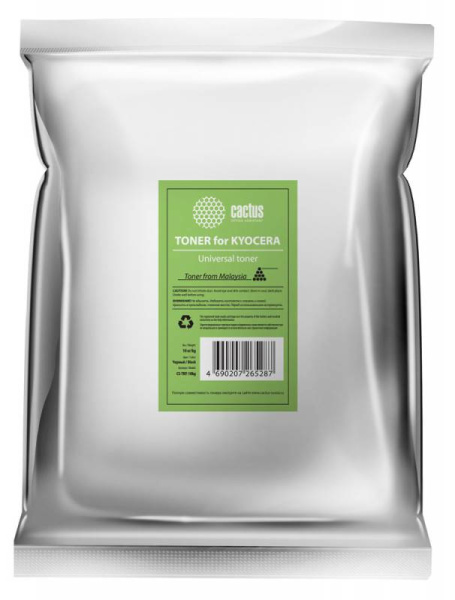 Картридж Cactus CS-TKY-10kg черный пакет 10000гр. Kyocera Universal toner (TK100) (арт. CS-TKY-10KG)