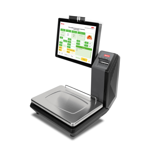Весы с печатью этикеток Mertech M-ER 723 PM-15.2 (VISION-AI 15", USB, Ethernet, Wi-Fi) (арт. 723)