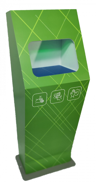 Бесконтактный напольный дезинфектор для рук 1ART-GROUP 1APT-НП. Емкость бака антисептика - 10л. (арт. 1APT-НП)