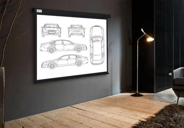 Экран Cactus Wallscreen (213x213см) (арт. CS-PSW-213X213-BK)