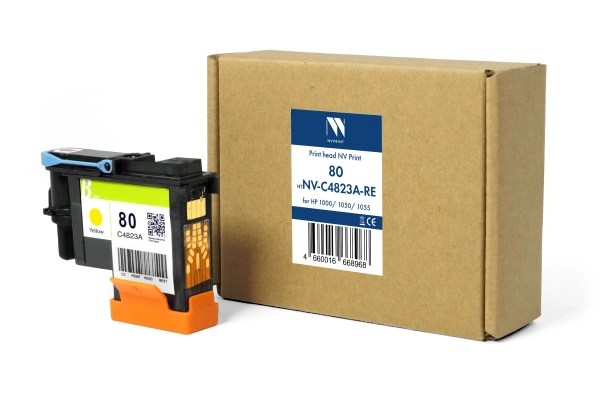Печатающая головка NVP 80 желтый для HP 1000/HP1050/HP1055