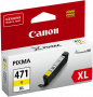 Оригинальный картридж Canon CLI-471XL Y (жёлтый, увеличенной ёмкости 11 мл.) (арт. 0349C001)