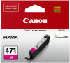 Оригинальный картридж Canon CLI-471 M (пурпурный, 7 мл.) (арт. 0402C001)