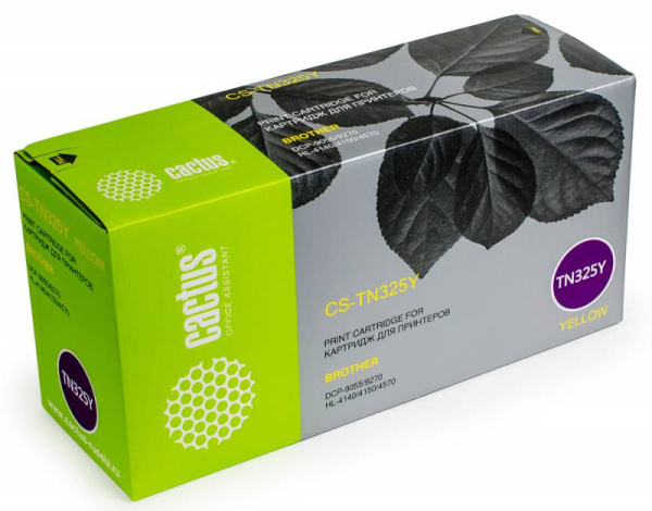 Картридж Cactus желтый (3500стр.) для Brother (арт. CS-TN325Y)